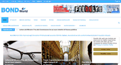 Desktop Screenshot of bondworld.it